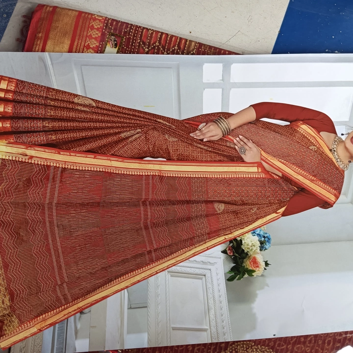 Katana saree uploaded by Santoshi saree centre and garment on 5/30/2024