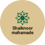Business logo of Shaiknoormahamade
