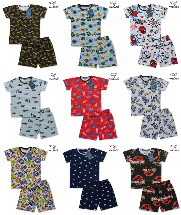 KIDS UNISEX T SHIRT AND SHORTS  uploaded by Valsackapparels tiruppur on 5/20/2023
