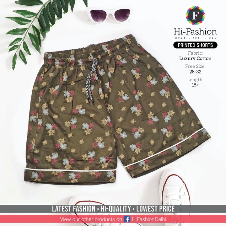 Printed shorts uploaded by Rise earth india on 5/20/2023