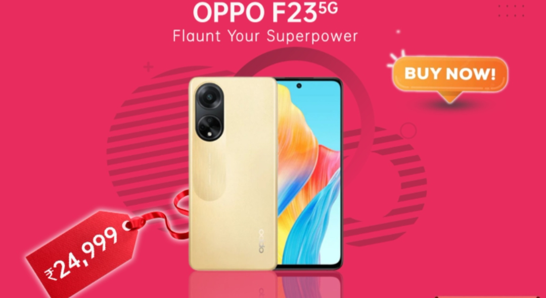 OPPO F23 5G (8/256) , 5000 mAh battery, 64 MP rear camera and 32 MP front camera , 67 super vooc  uploaded by R R COMMUNICATION on 5/20/2023