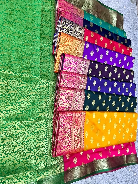 Satin saree uploaded by business on 5/20/2023