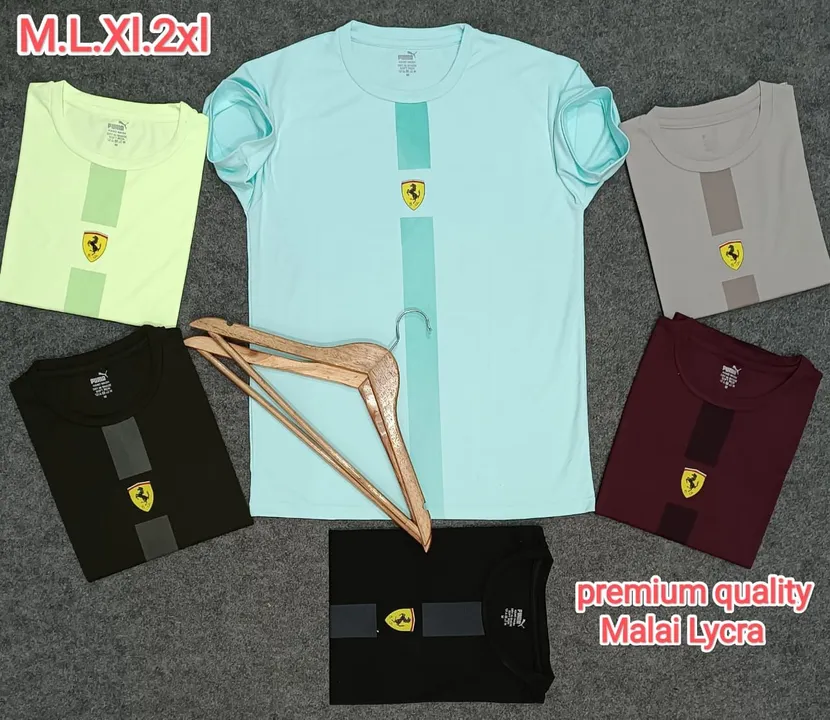 Premium quality ultra soft malai lycra half sleeve tshirt for men  uploaded by B.M.INTERNATIONAL on 5/20/2023