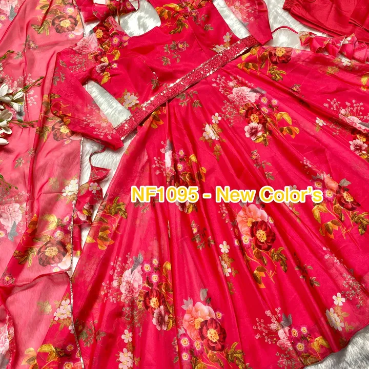 *NF-(1095)* 

💕*Presenting New Four Color’s Summer Đěsigner Colletion Anarkali Suit Fancy Style*👌 uploaded by A2z collection on 5/20/2023