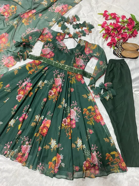 *NF-(1095)* 

💕*Presenting New Four Color’s Summer Đěsigner Colletion Anarkali Suit Fancy Style*👌 uploaded by A2z collection on 5/20/2023