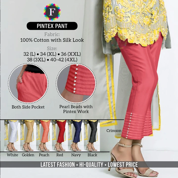 Pintex pant uploaded by Rise earth india on 5/20/2023