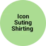 Business logo of ICON SUTING SHIRTING