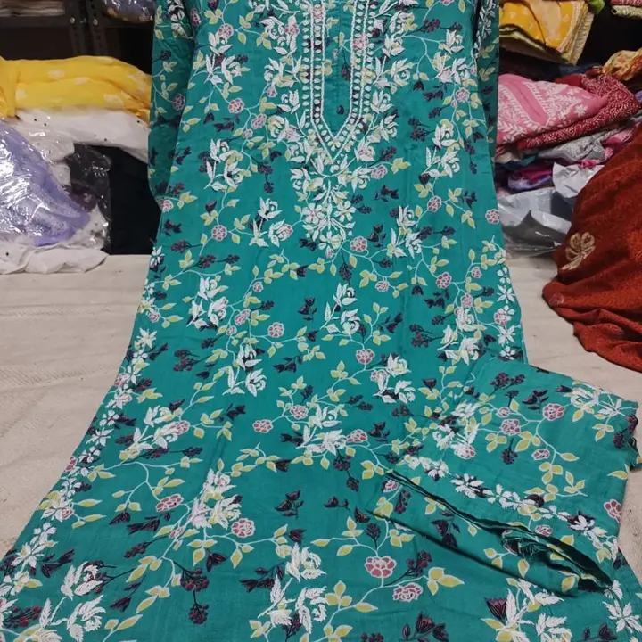Post image Fancy Chikankari cotton Mul mul printed kurti plazo set Collections avl now best offer 🎉🎉🎉🎉
Price 1400
Size-38 to 44
10+ colors avl
Shop now 🎊🎊🎊 🎊