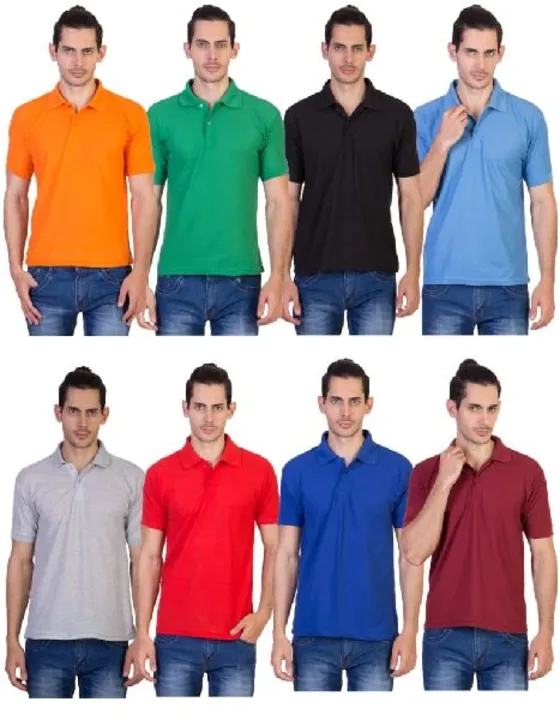 Matty collar t shirt for men  uploaded by Radhika Traders on 5/19/2024