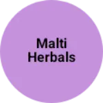 Business logo of Malti herbals