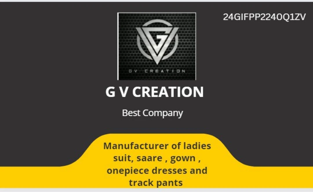 Visiting card store images of G V CREATION