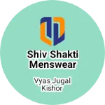 Business logo of Shiv Shakti menswear
