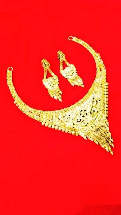 1 gram necklace uploaded by Saubhagya Bangls and jwellery on 3/10/2021