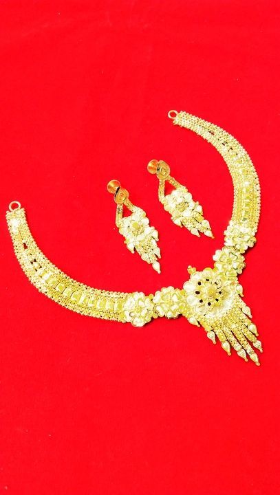 1 gram necklace uploaded by Saubhagya Bangls and jwellery on 3/10/2021