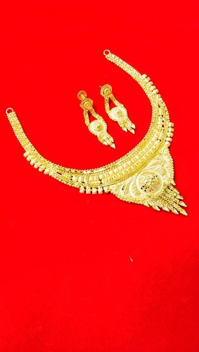 1 Gram forming necklace uploaded by Saubhagya Bangls and jwellery on 3/10/2021