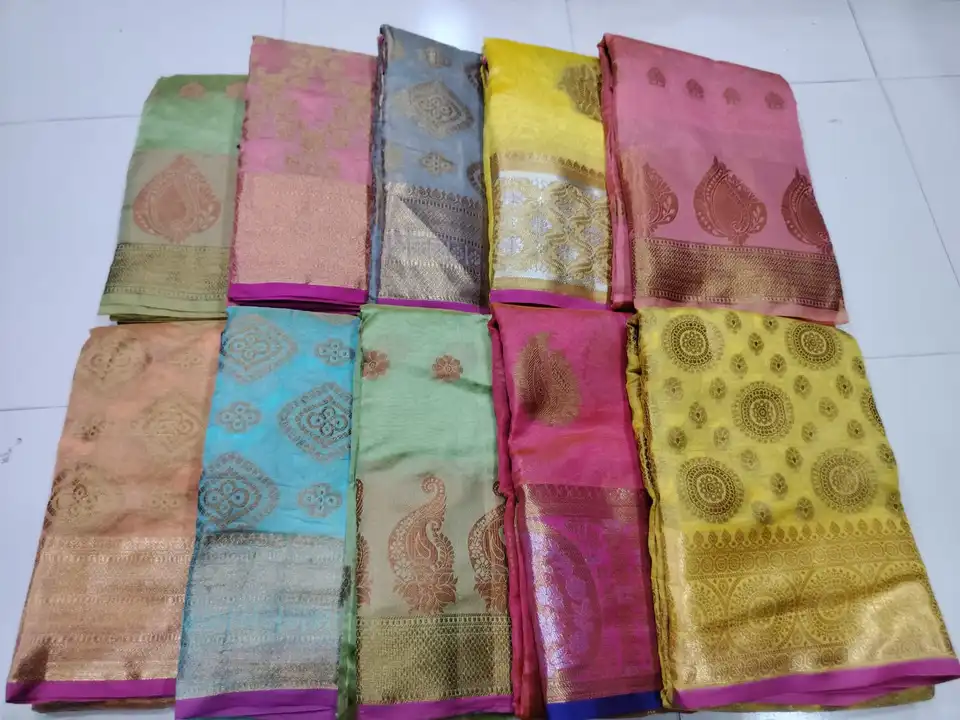 Chanderi Cotton buta saree with blouse  uploaded by SHV Sh handloom on 5/20/2023