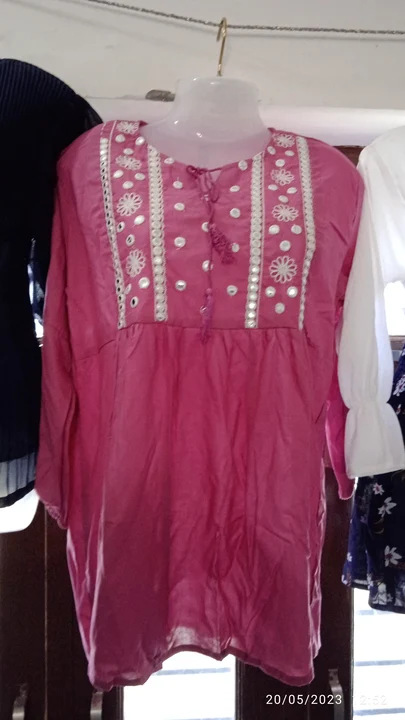 Kadai top riyon  uploaded by Chirag pal wholesale dress,top on 5/20/2023