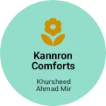 Business logo of Kannron Comforts