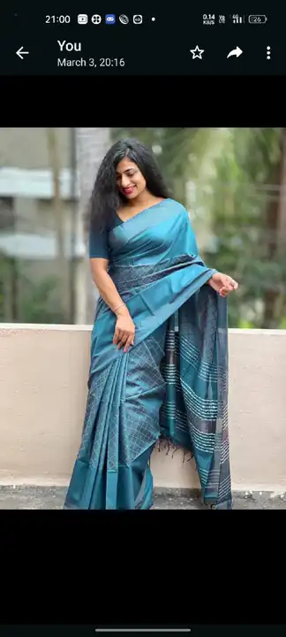 Kantha stitch saree uploaded by S N. FABRIC on 5/20/2023