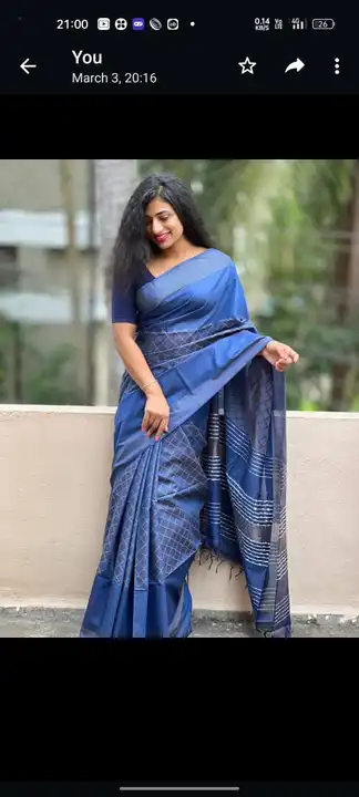 Kantha stitch saree uploaded by S N. FABRIC on 5/20/2023