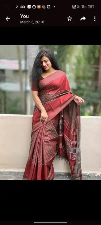 Kantha stitch saree uploaded by S N. FABRIC on 5/20/2023