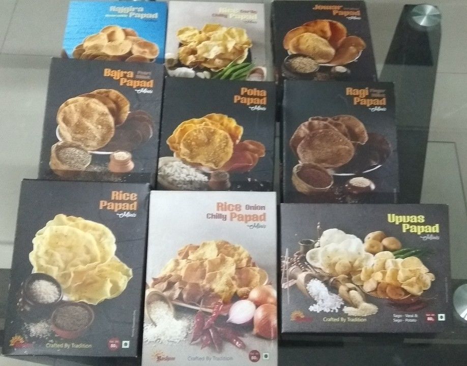 Post image G R Traders Brings to you Mini papad's in different flavours 
For order and free samples 

Call or whattsapp 
9322291121