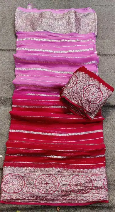 🔱🔱🔱🕉️🕉️🕉️🔱🔱🔱

        Special launching havi zari border 2 dying colours 

      🥰original uploaded by Gotapatti manufacturer on 5/21/2023