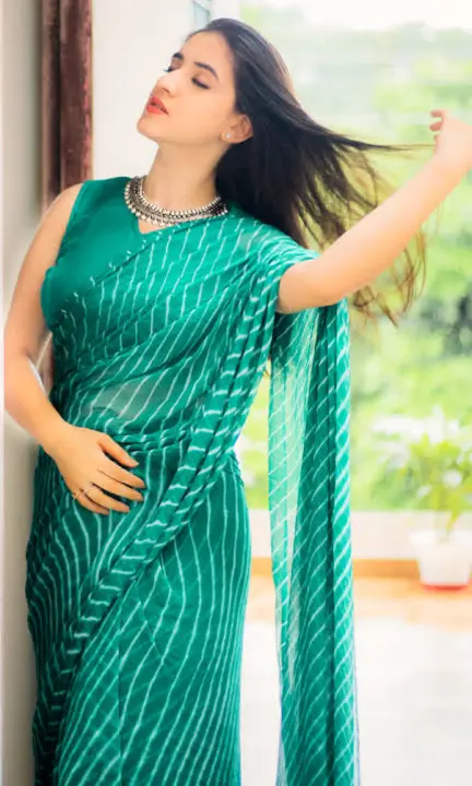 Amazing Zari Piping Lahariya Saree with Running Blouse

*NM chiffon Fabric*
*Running Blouse*
 
*Sing uploaded by Gotapatti manufacturer on 5/21/2023