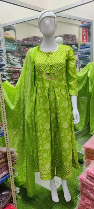M/38 to 3XL/46, Rayon 14kg* ⭐ Product: *Kurti + Pant + Dupatta* ⭐ Color`s: *Two Colors* ⭐Work: *Embr uploaded by Online Ladies Dresses on 5/21/2023