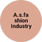 Business logo of A.S.fashion industry