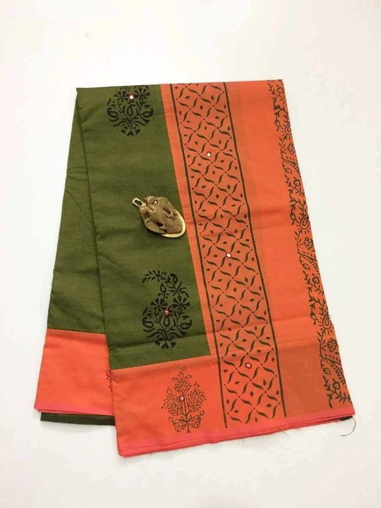 PRINDED WORK SAREES  uploaded by Cotton sarees on 5/21/2023