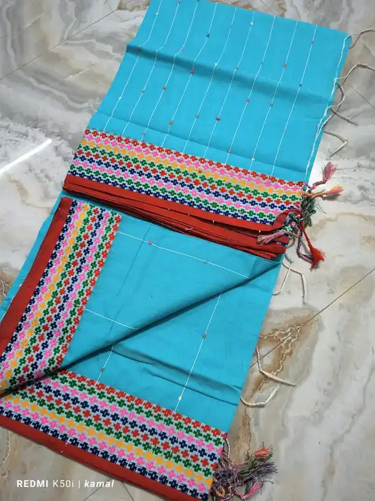 Handloom cotton silk saree  uploaded by Sujata saree cantre on 5/21/2023
