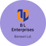 Business logo of B l enterprises