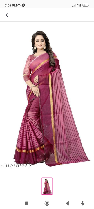 Cotton uploaded by Shree bhole sarees on 5/21/2023