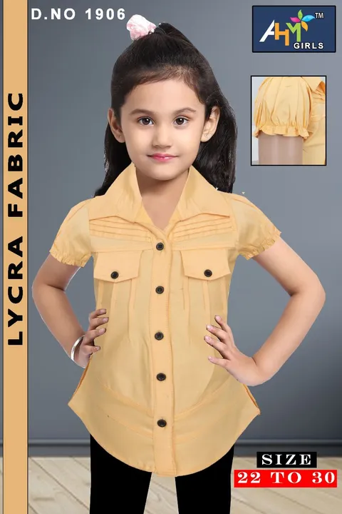 Lycra girls top uploaded by Ahm garments on 5/21/2023