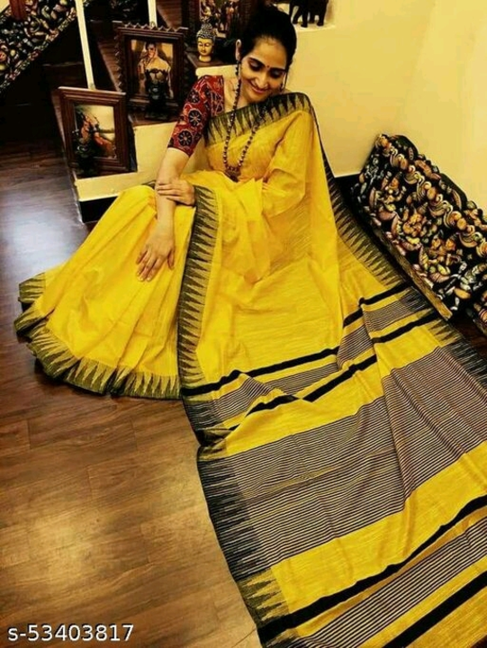 Tample Saree uploaded by D B Handloom on 5/21/2023