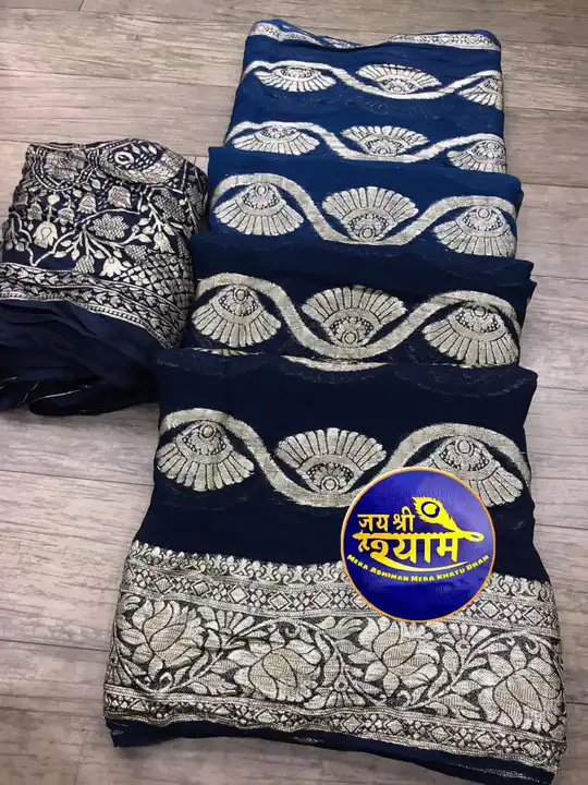 Pure gorjet fabric MX Jari uploaded by Deepika Designer Saree on 5/21/2023