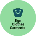 Business logo of KGN Clothes garments