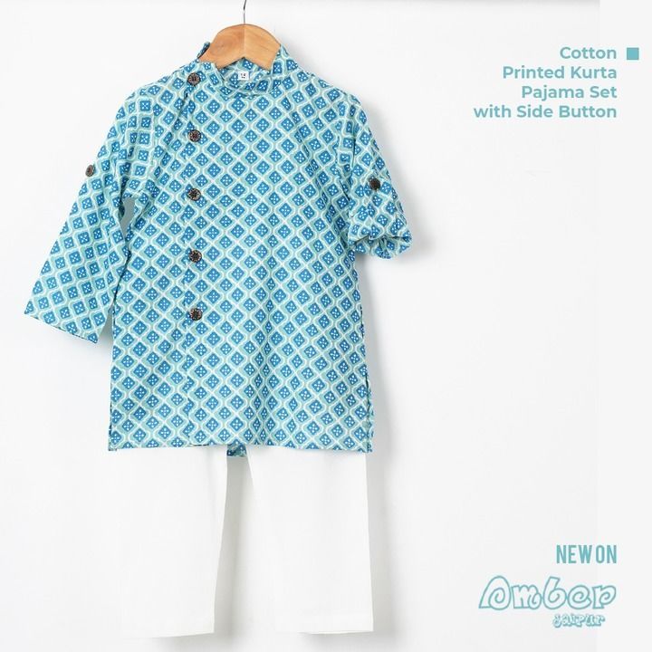 Side Button Kurta Pajama Set uploaded by AMBER JAIPUR on 3/10/2021