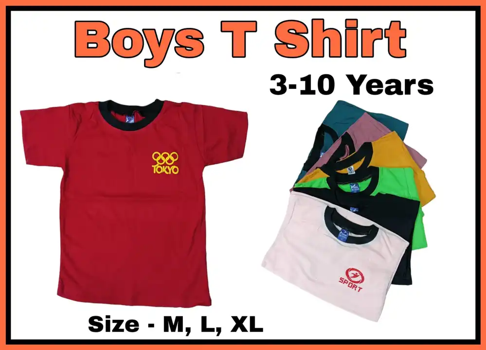 Boys T shirt (3 to 10 years) uploaded by Falcon enterprises on 5/21/2023