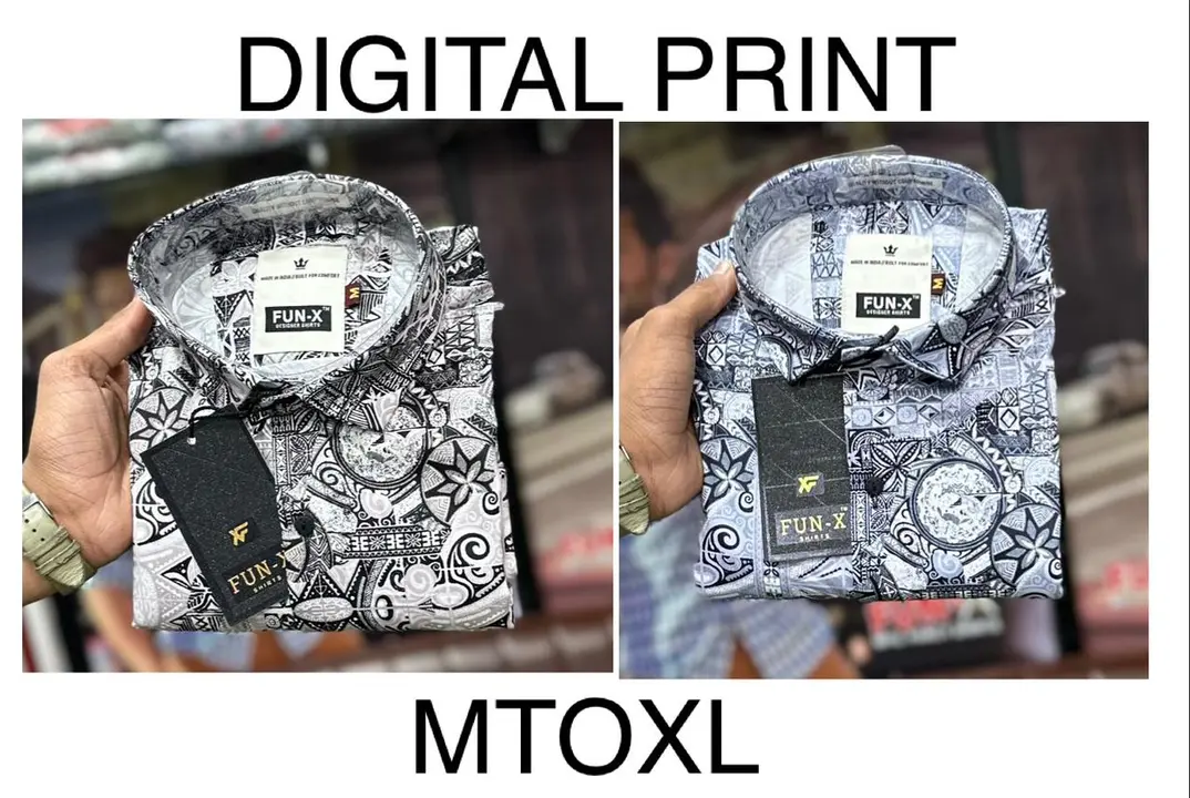 Digital Print M L XL XXL  uploaded by SAINATH COLLECTION on 5/21/2023
