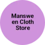 Business logo of Mansween cloth store