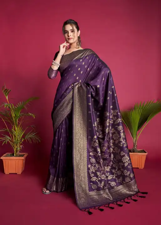 Banarasi RAW silk saree uploaded by VARDHAK COLLECTION  on 5/21/2023