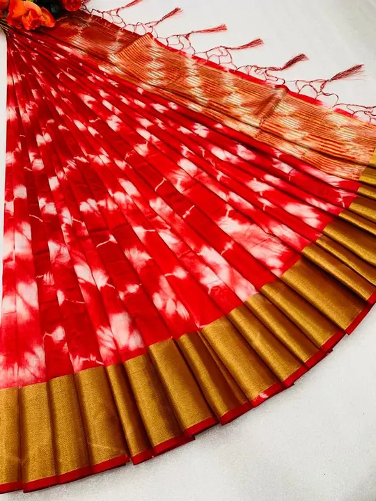 Raw silk saree uploaded by VARDHAK COLLECTION  on 5/21/2023