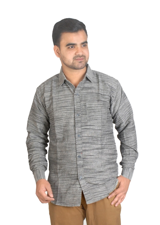 Men's stripe khadi shirt  uploaded by Aliza Apparels  on 5/21/2023