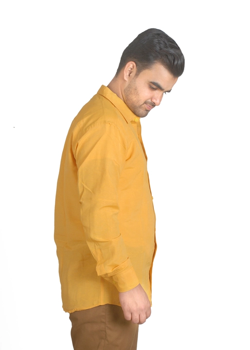 Men's plain khadi shirt  uploaded by Aliza Apparels  on 5/21/2023