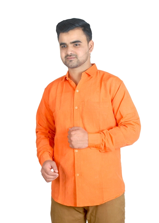 Men's plain khadi shirt  uploaded by Aliza Apparels  on 5/9/2024