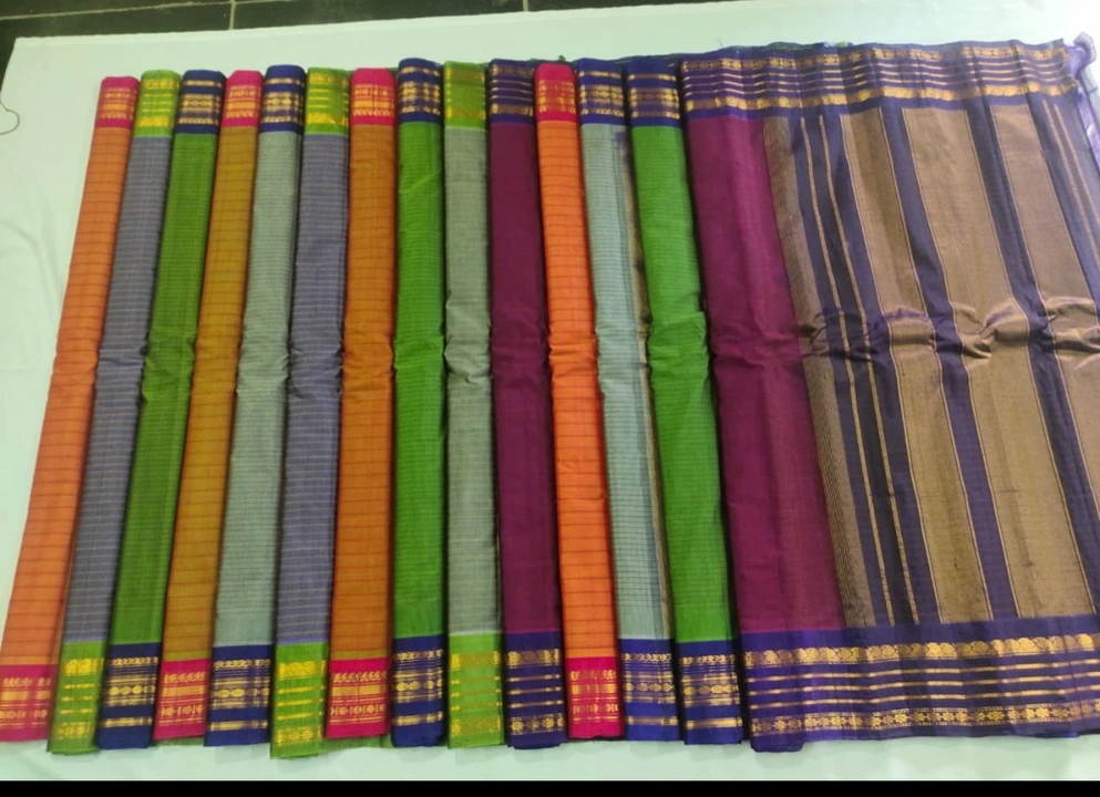 Post image Gadwal Handloom Sico Cotton Sarees