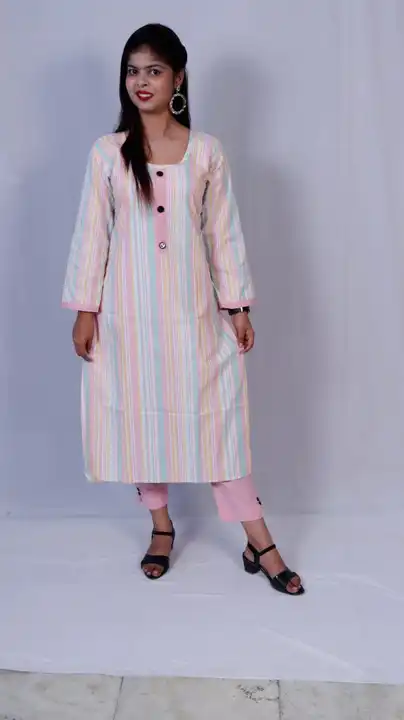 Cotton kurti trouser multicolour  uploaded by Aliza Apparels  on 5/21/2023