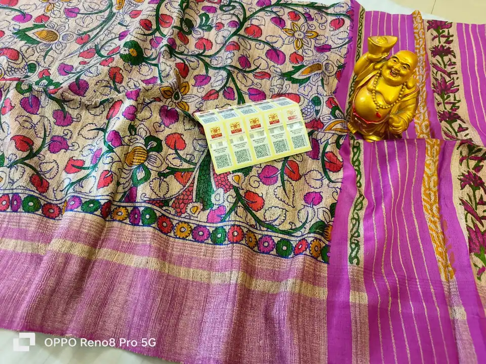 Pure Tussar Ghicha Printed Silk Saree  uploaded by Handloom Plus  on 5/21/2023